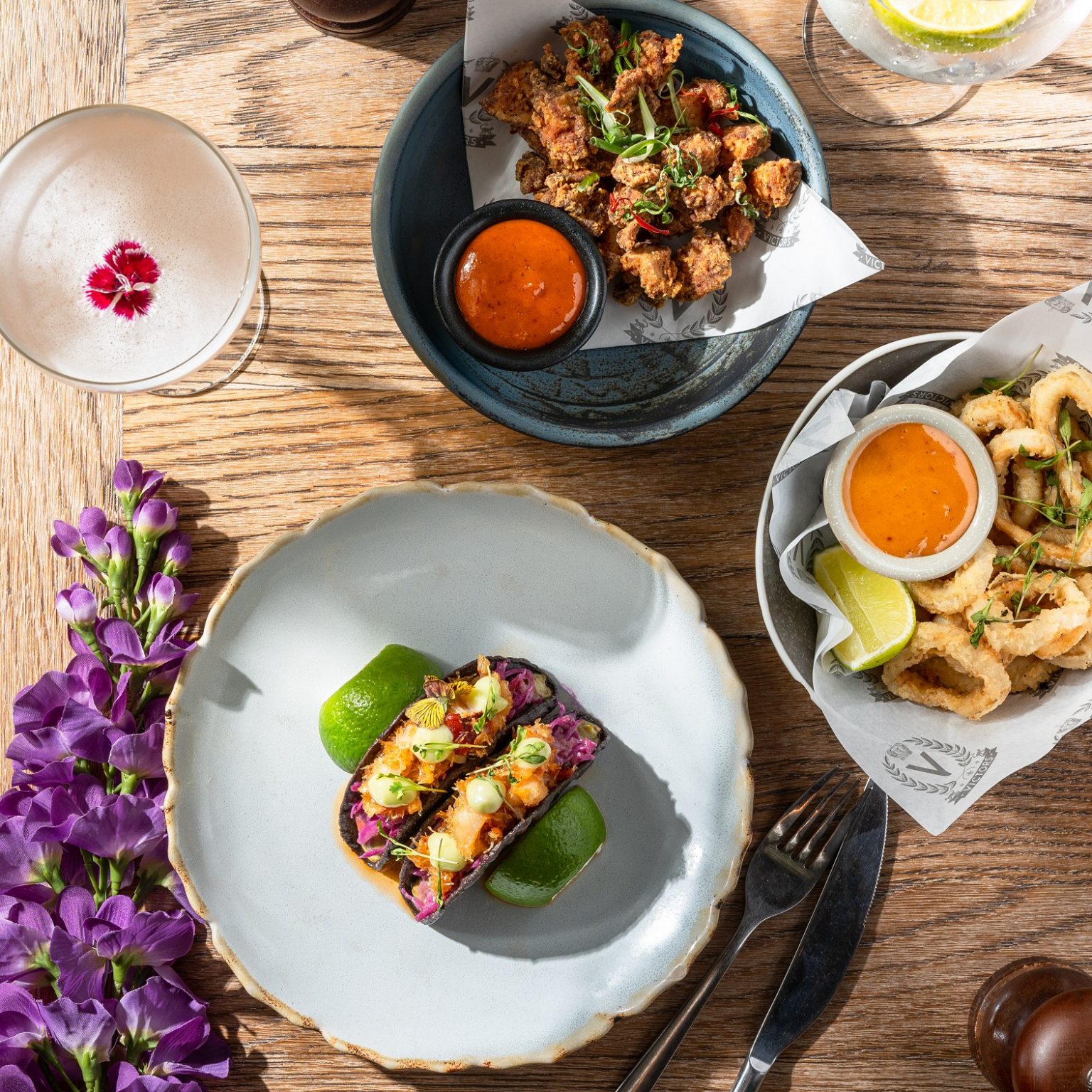 Gallery for Victors Oxford. Beautiful food and restaurant.