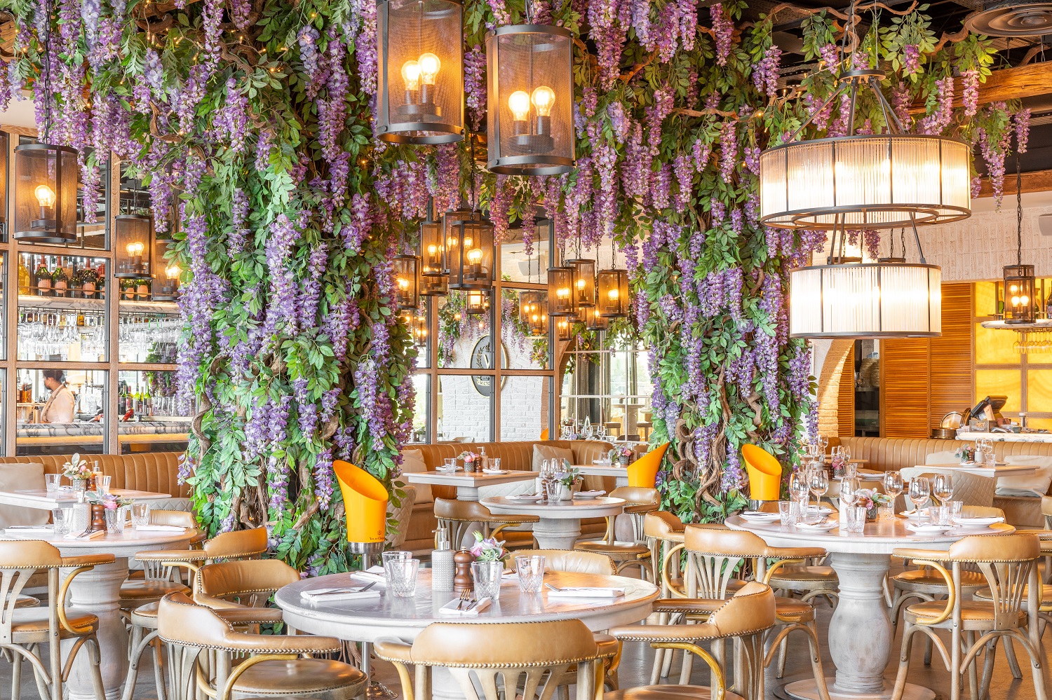 Victors Oxford, Westgate. Everyday luxury under the wisteria.